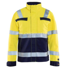 Yellow and black work uniform